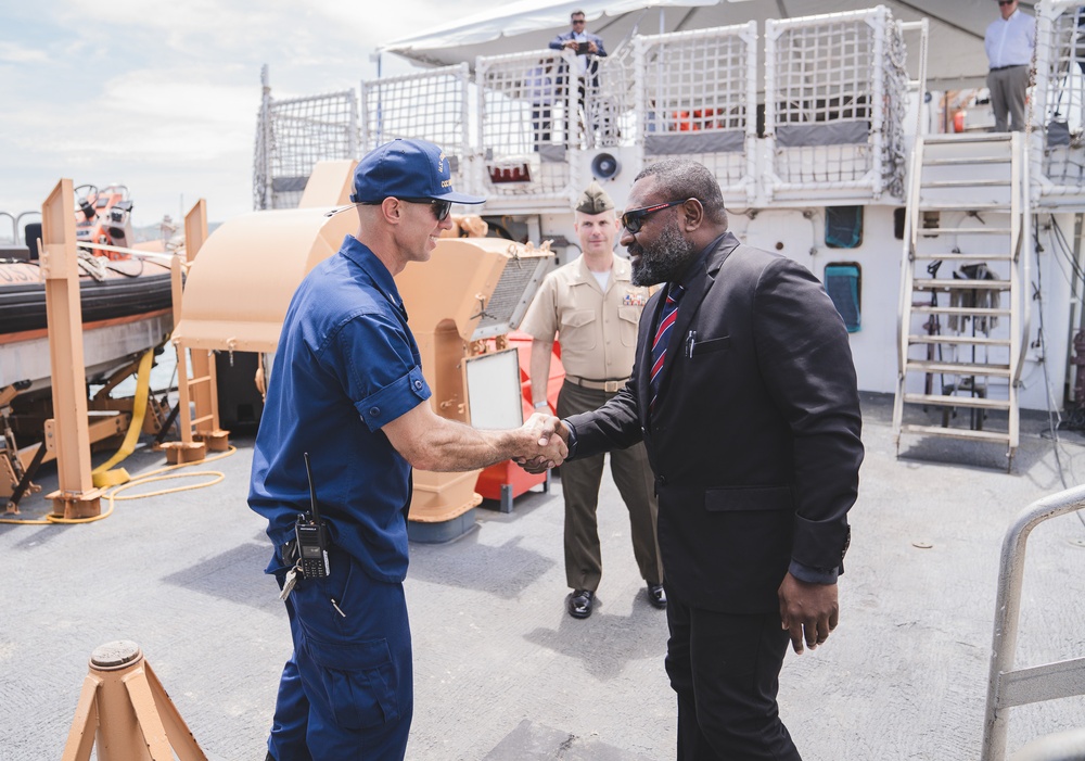 U.S. Coast Guard Cutter Harriet Lane makes port call in Papua New Guinea