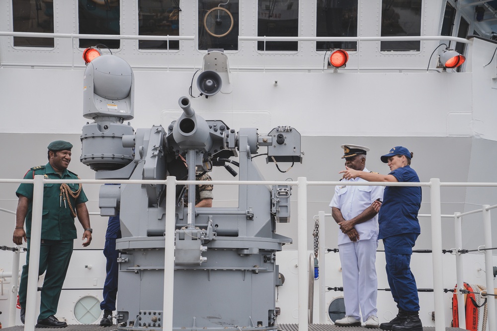 U.S. Coast Guard Cutter Harriet Lane makes port call in Papua New Guinea