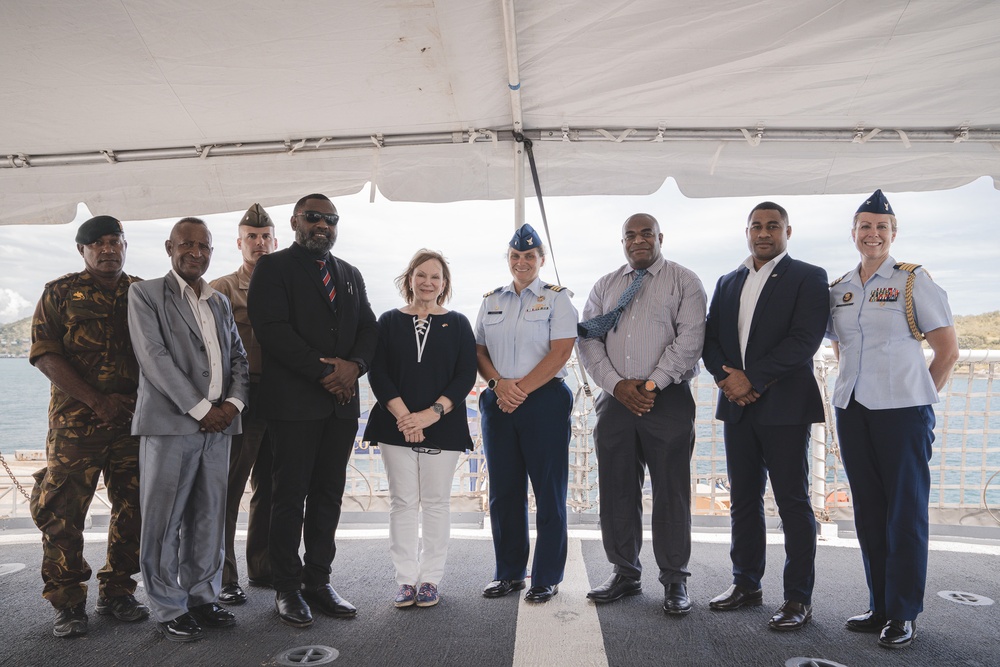 U.S. Coast Guard Cutter Harriet Lane makes port call in Papua New Guinea