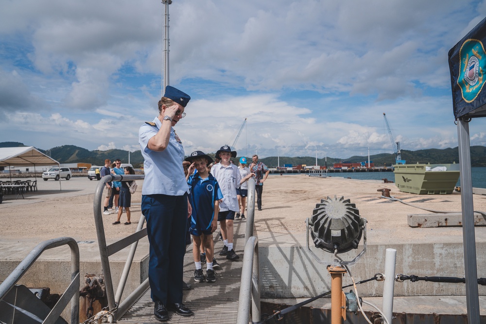 U.S. Coast Guard Cutter Harriet Lane makes port call in Papua New Guinea