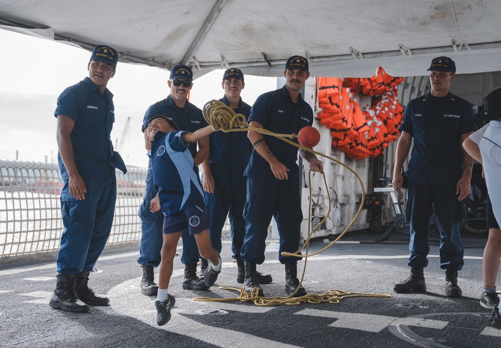 U.S. Coast Guard Cutter Harriet Lane makes port call in Papua New Guinea