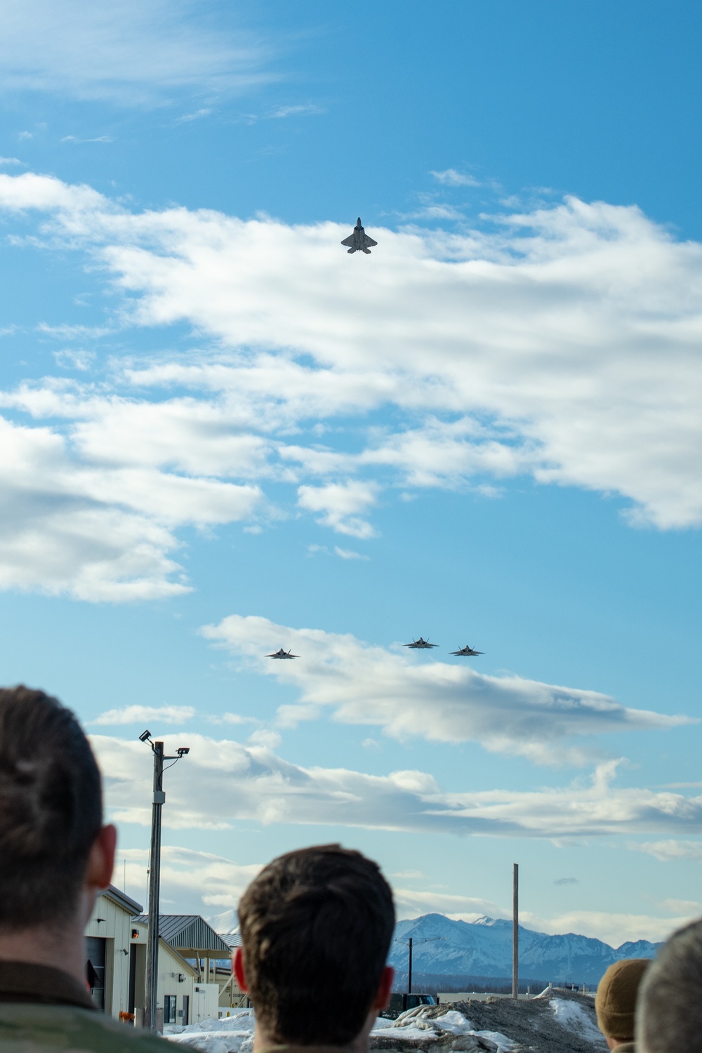 3rd Wing hosts a missing man formation flyover in remembrance of Staff Sgt. Charles A. Crumlett