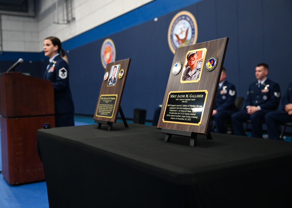 316th TRS Memorial Plaque Dedication