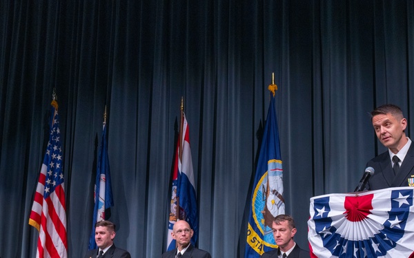 USS Connecticut Holds Change of Command Ceremony