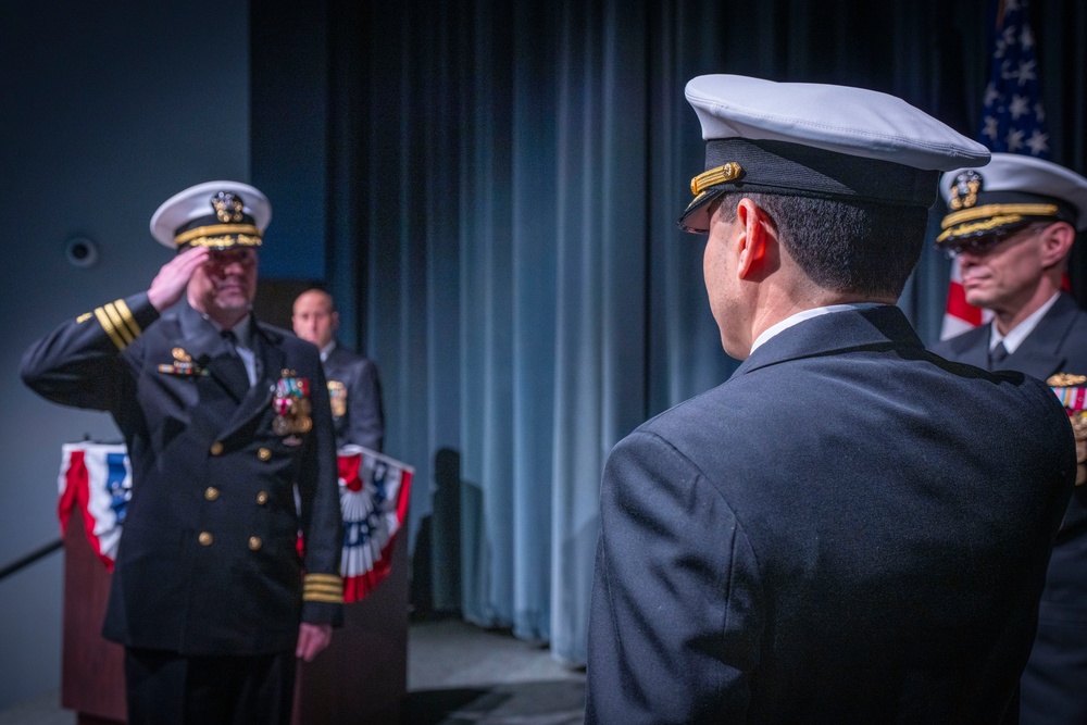 USS Connecticut Holds Change of Command Ceremony