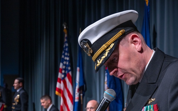 USS Connecticut Holds Change of Command Ceremony