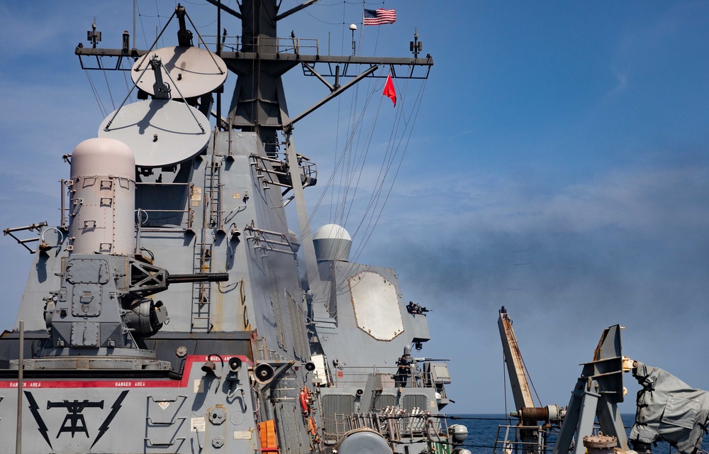 USS Gravely Conducts Routine Operations in the Red Sea