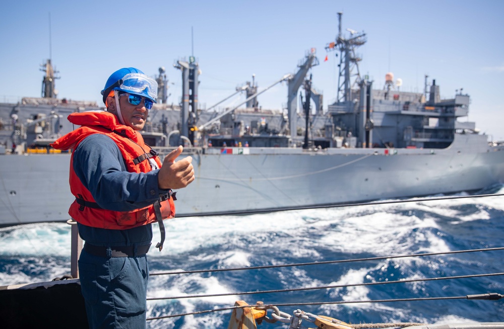 DVIDS - Images - USS Gravely Conducts a Replenishment-at-Sea with USNS ...