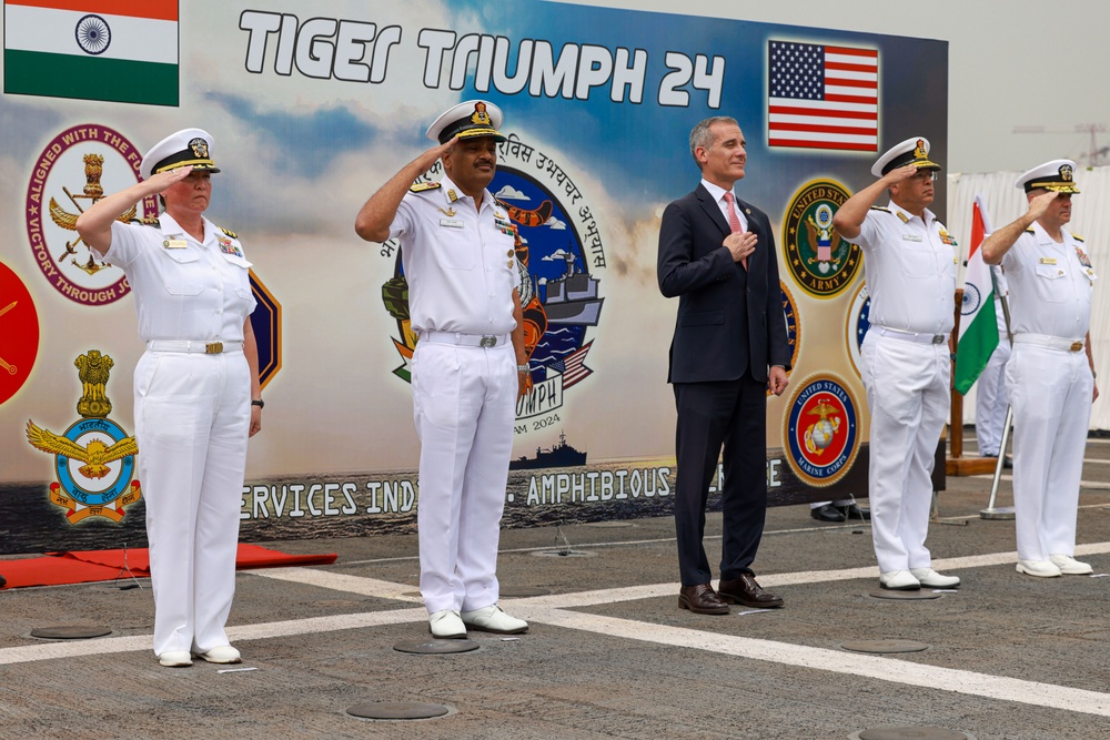 Tiger TRIUMPH 24 Begins aboard INS Jalashwa