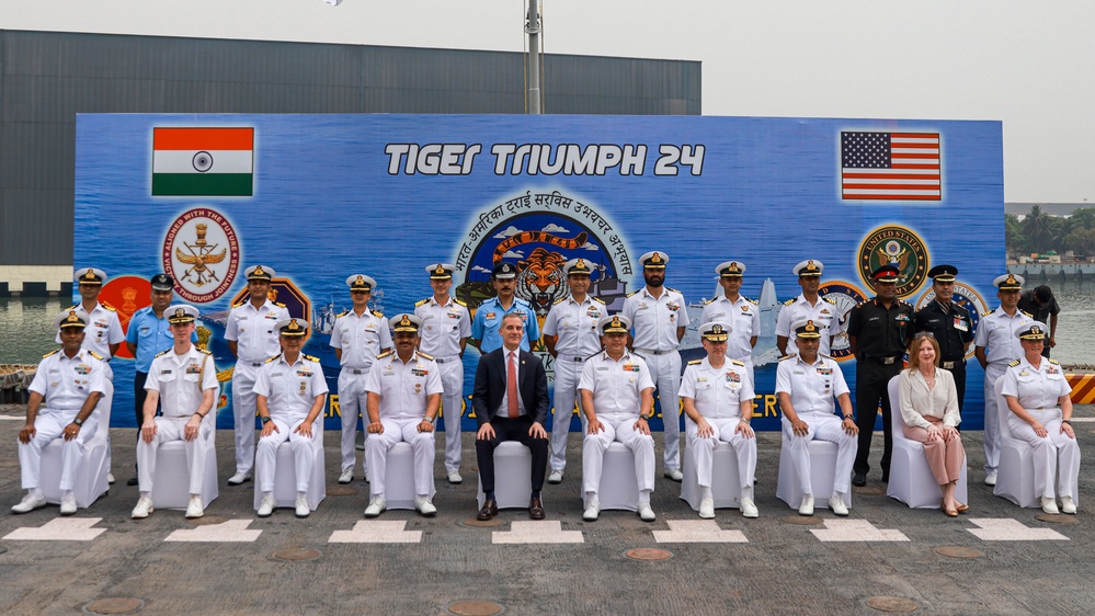 Tiger TRIUMPH 24 Begins aboard INS Jalashwa