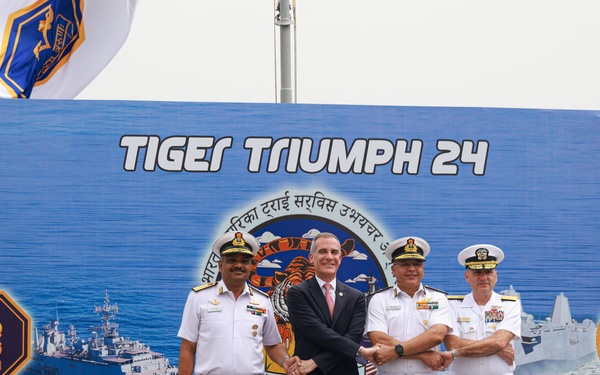 Tiger TRIUMPH 24 Begins aboard INS Jalashwa