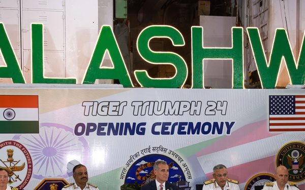 Tiger TRIUMPH 24 Begins aboard INS Jalashwa