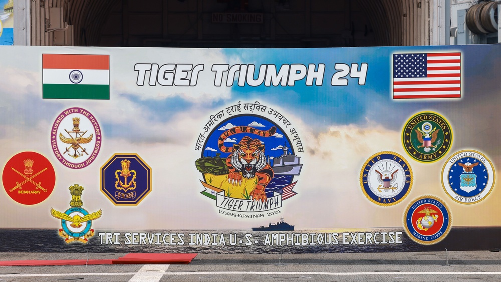 Tiger TRIUMPH 24 Begins aboard INS Jalashwa