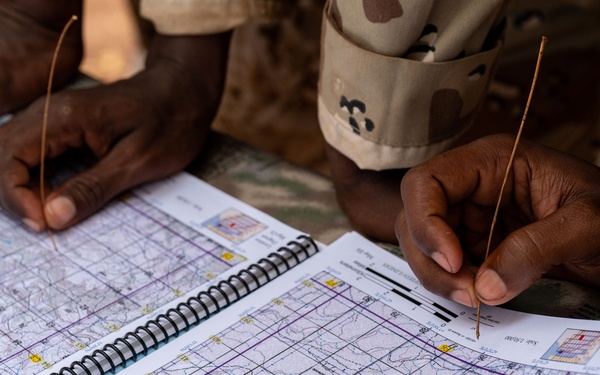 SERE specialists sharpen FAD’s land navigation skills