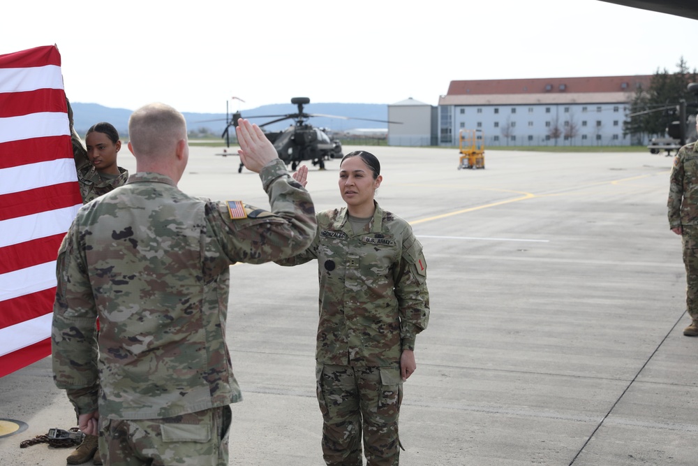 Chief Warrant Officer 2 Sarah Gonzales Promotion