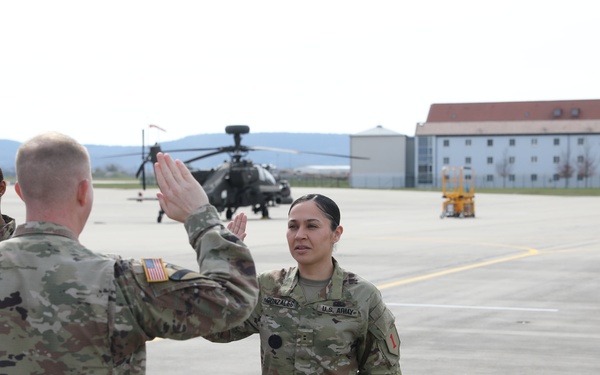 Chief Warrant Officer 2 Sarah Gonzales Promotion