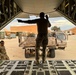 Airmen load Jordanian humanitarian aid onto AFCENT C-130s for Gaza