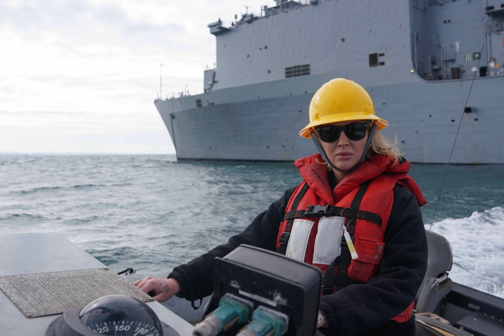 USS Harpers Ferry Amphibious Operations