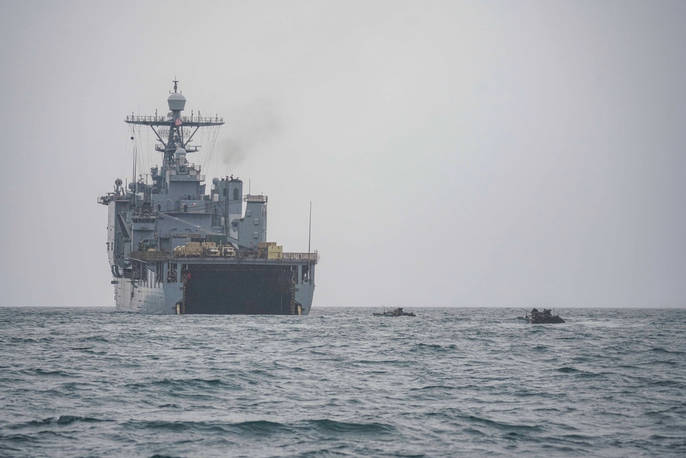 USS Harpers Ferry Amphibious Operations