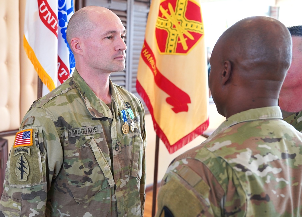 Fort Hamilton Soldier Honored with Commendation, Achievement Medals