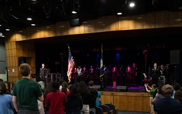 Navy Band Sea Chanters perform at Nimitz Middle School