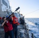 USS Mason Conducts Replenishment-at-Sea in the Red Sea