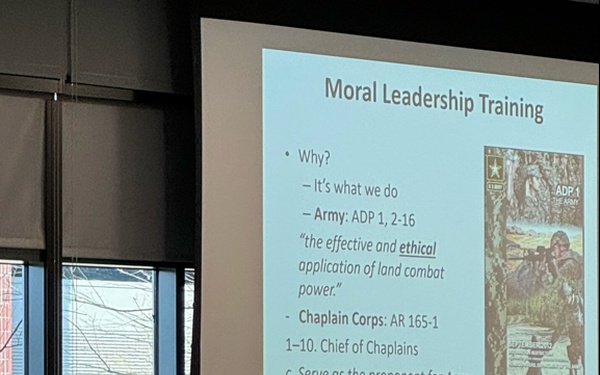 INSCOM Hosts Chaplain Annual Sustainment Training Event