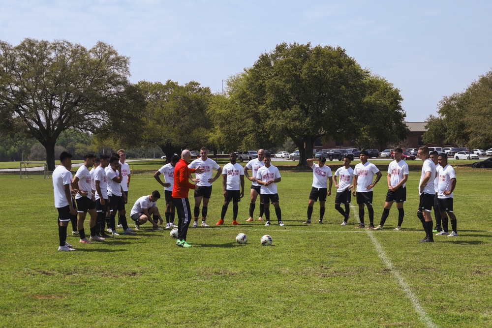 Marine Corps Soccer Team at MCLB Albany