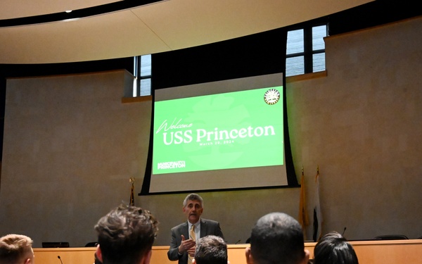 USS Princeton Sailors return to namesake city