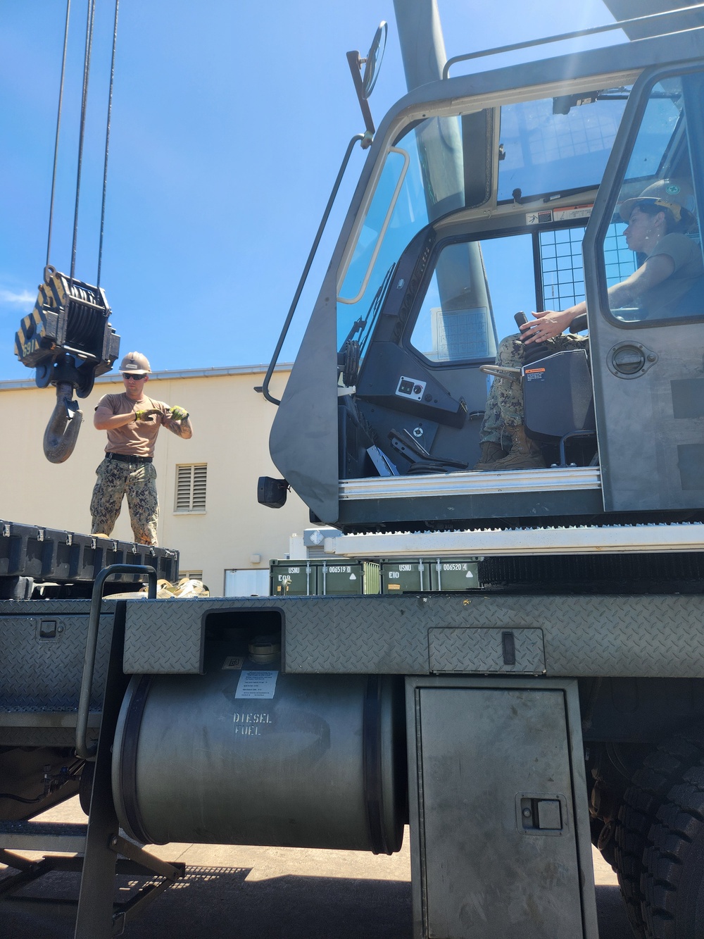 NMCB 11 at work in Guam