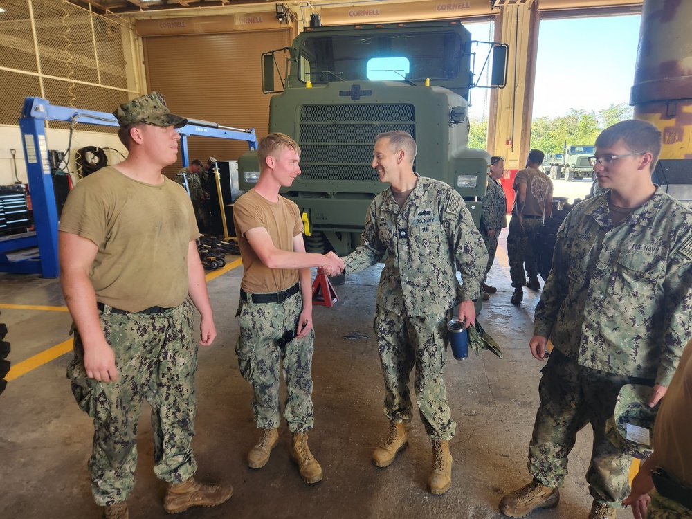 NMCB 11 at work in Guam