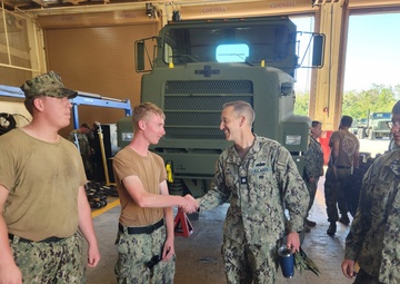 NMCB 11 at work in Guam