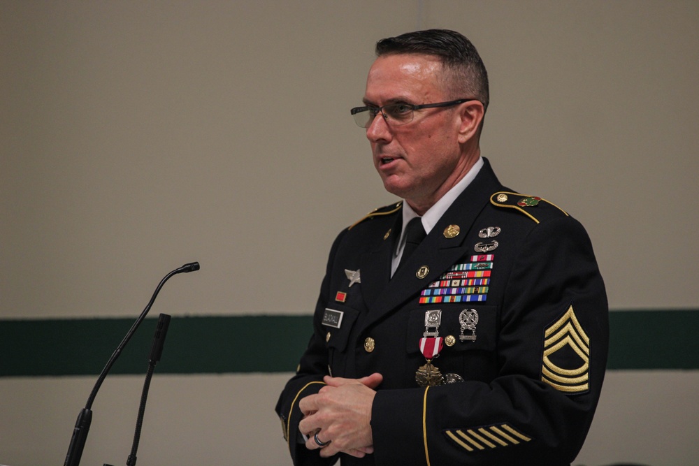 Master Sgt. Donald Blackall retirement ceremony