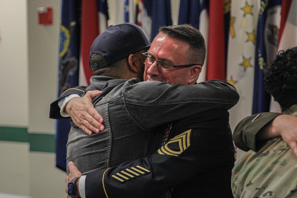 Master Sgt. Donald Blackall retirement ceremony