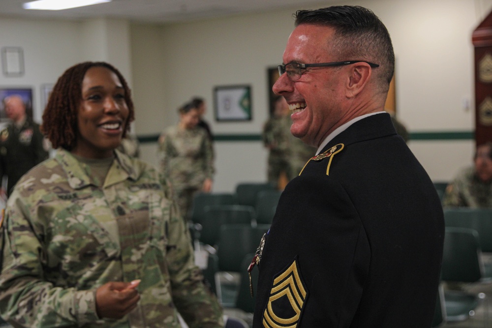 Master Sgt. Donald Blackall retirement ceremony