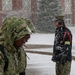 Recruits March in the Snow