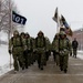 Recruits March in the Snow
