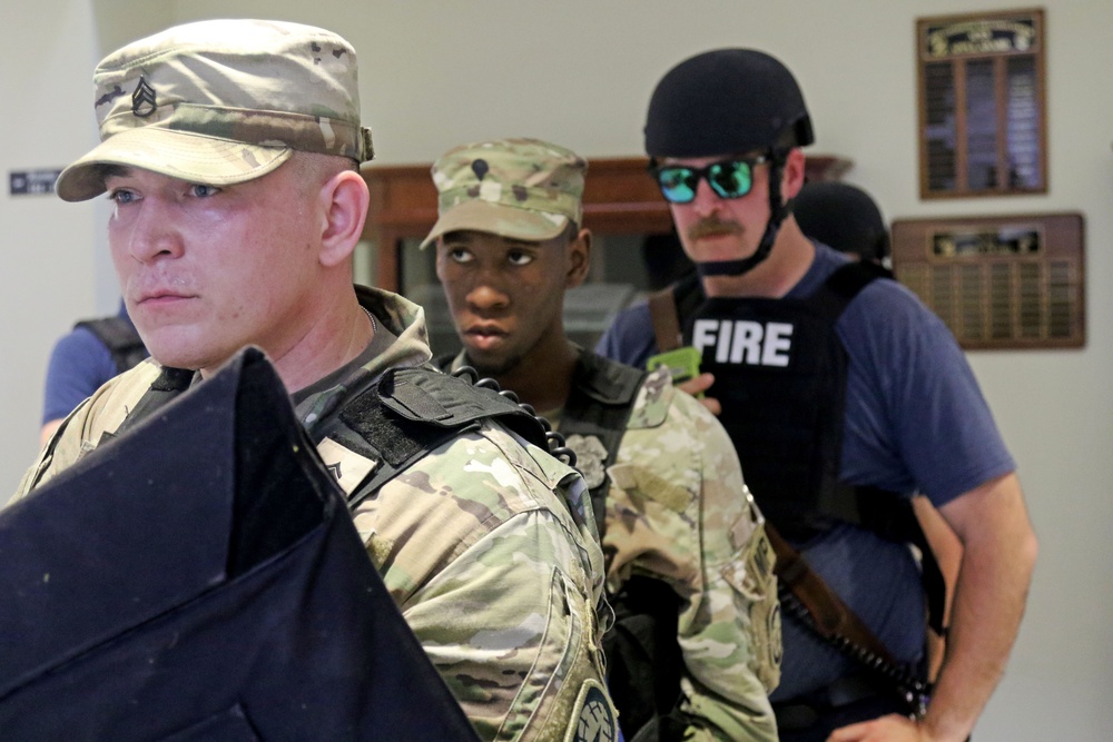 Ready Brigade supports installation protection training exercise