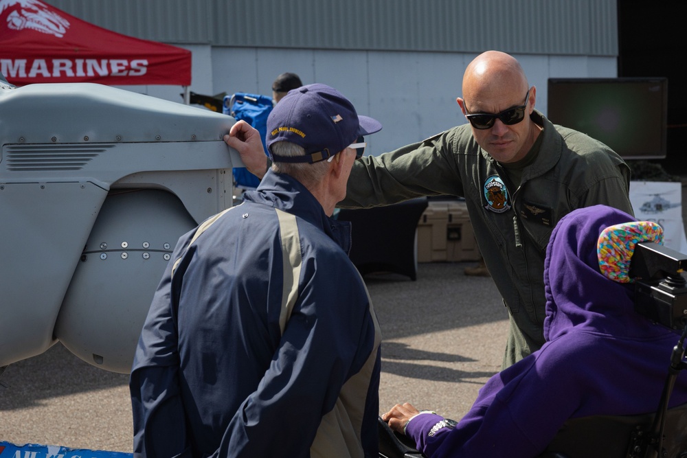 4th Marine Aircraft Wing Showcases Static Display at 2024 New Orleans Air Show