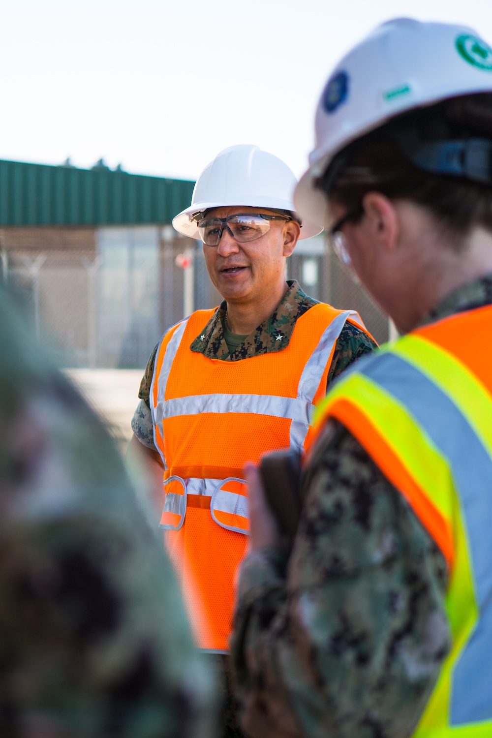 U.S. Marine Corps Brig. Gen. Adolfo Garcia visits MCAS New River