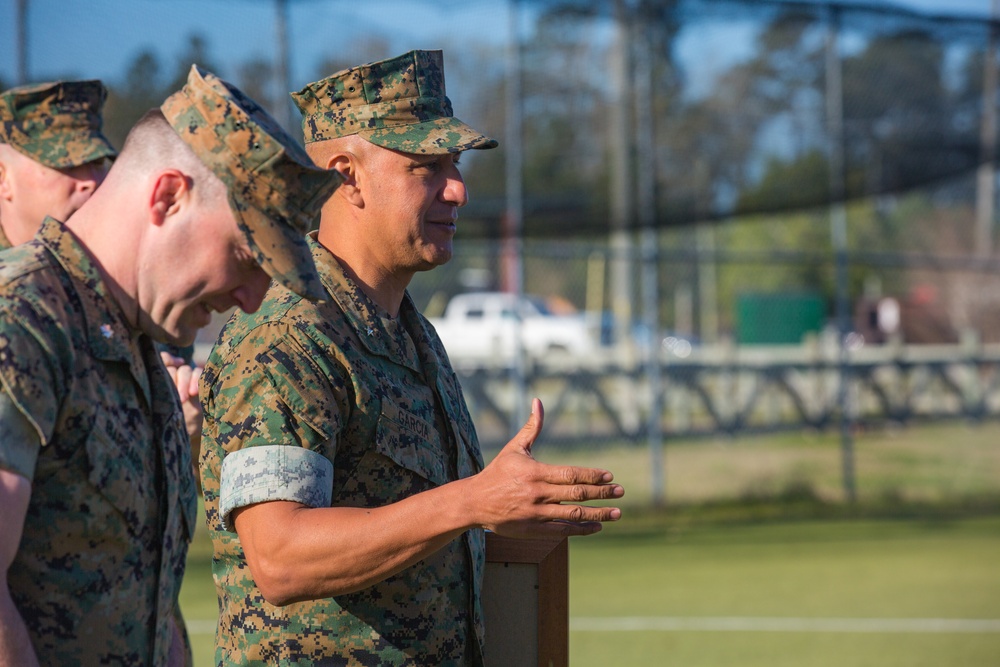 U.S. Marine Corps Brig. Gen. Adolfo Garcia visits MCAS New River