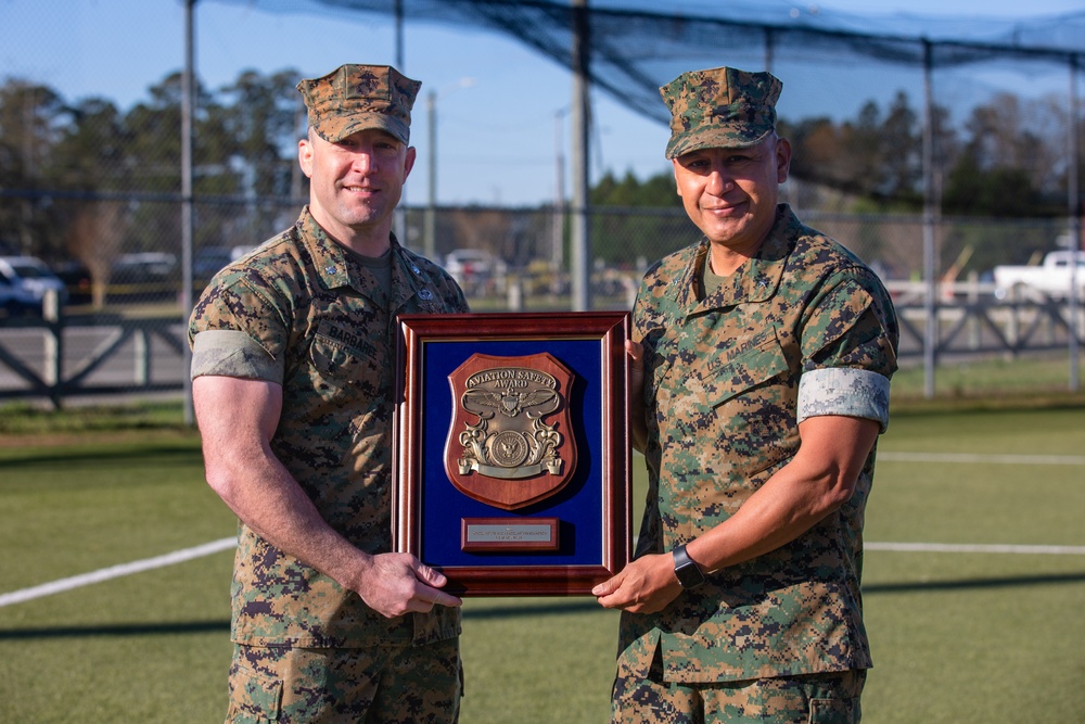 U.S. Marine Corps Brig. Gen. Adolfo Garcia visits MCAS New River