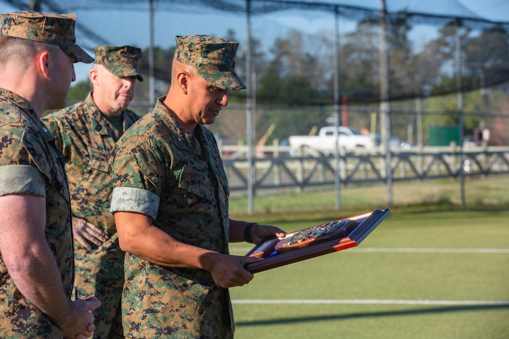 U.S. Marine Corps Brig. Gen. Adolfo Garcia visits MCAS New River