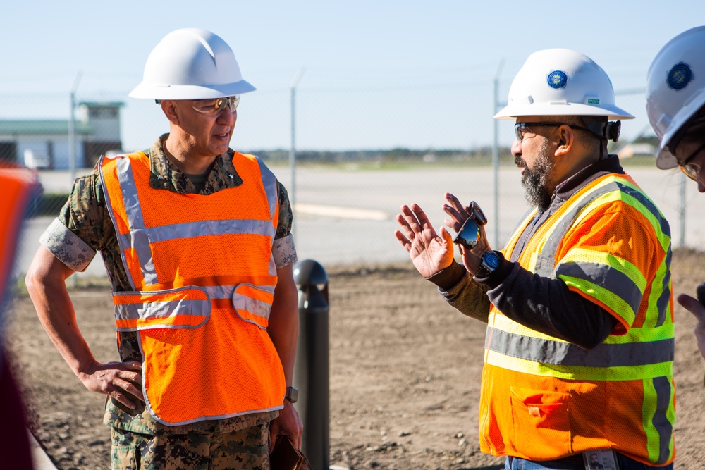 U.S. Marine Corps Brig. Gen. Adolfo Garcia visits MCAS New River