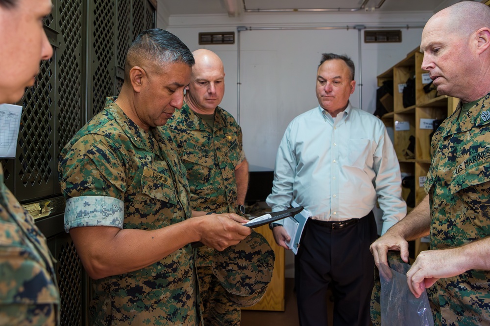 U.S. Marine Corps Brig. Gen. Adolfo Garcia visits MCAS New River