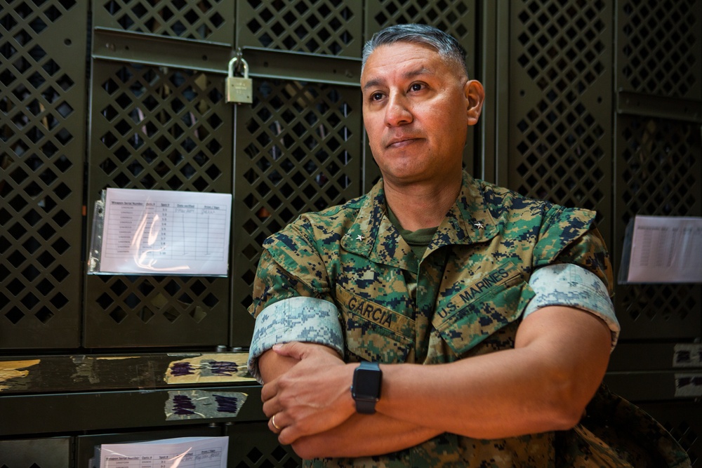 U.S. Marine Corps Brig. Gen. Adolfo Garcia visits MCAS New River