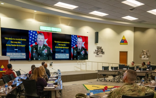 Fort Bliss food program assessment enhances food services
