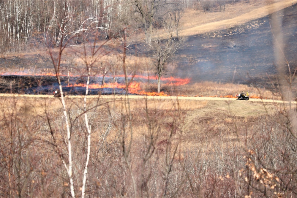 Fort McCoy personnel continue natural resources management through prescribed burns