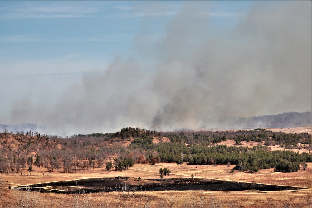 Fort McCoy personnel continue natural resources management through prescribed burns