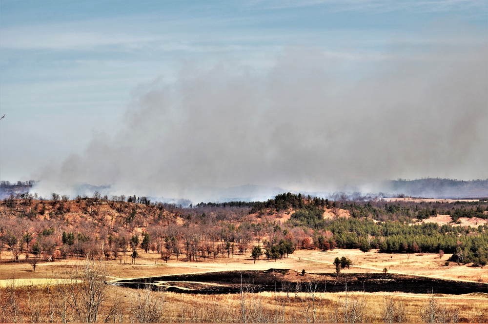 Fort McCoy personnel continue natural resources management through prescribed burns